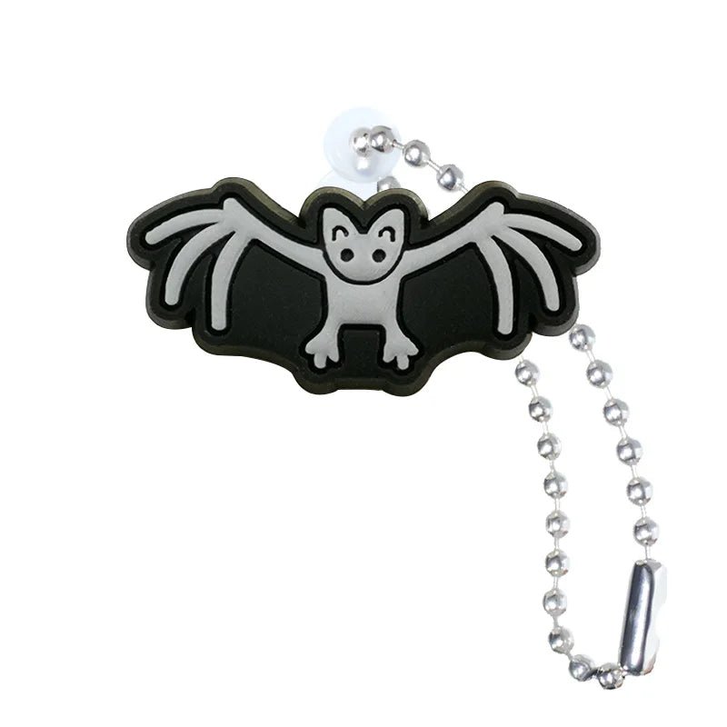 Ghost Pumpkins Keyring Accessory - Halloween - Shoe Charms & Keychains - Scribble Snacks