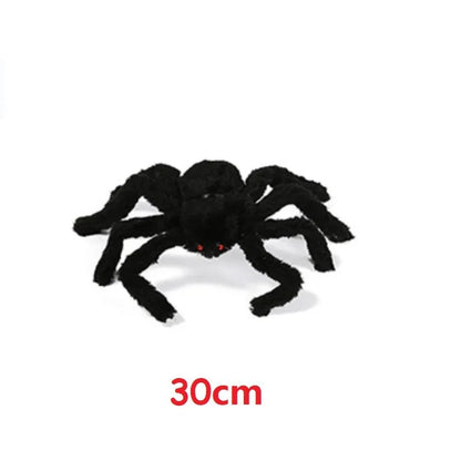 Giant Black Spider Halloween Decor - Halloween - Fake Spiders & Insects - Scribble Snacks