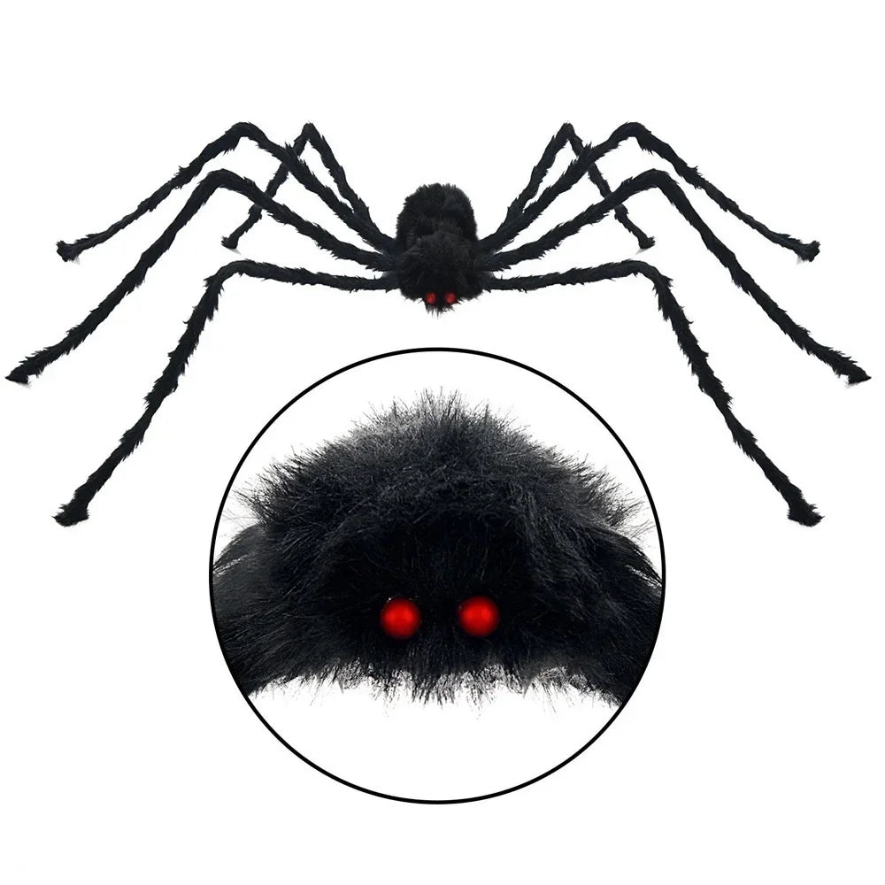 Giant Hungry Harmless Spider Decor - Halloween - Fake Spiders & Insects - Scribble Snacks