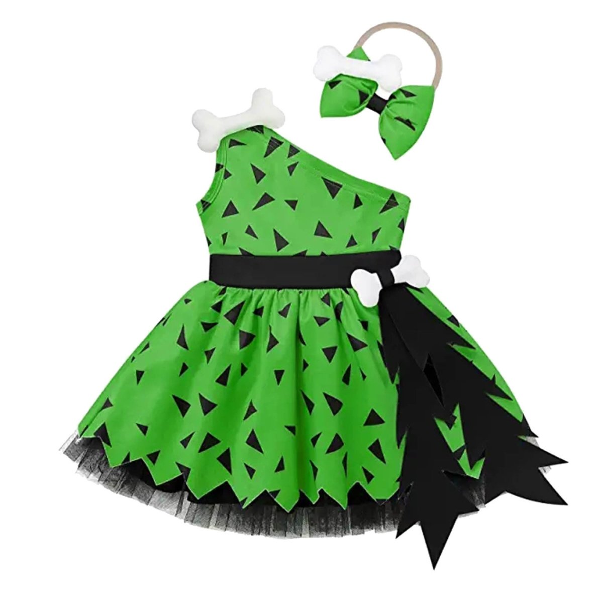 Girls Fashion Simple Halloween Mesh Costume Suit - 0 - Scribble Snacks