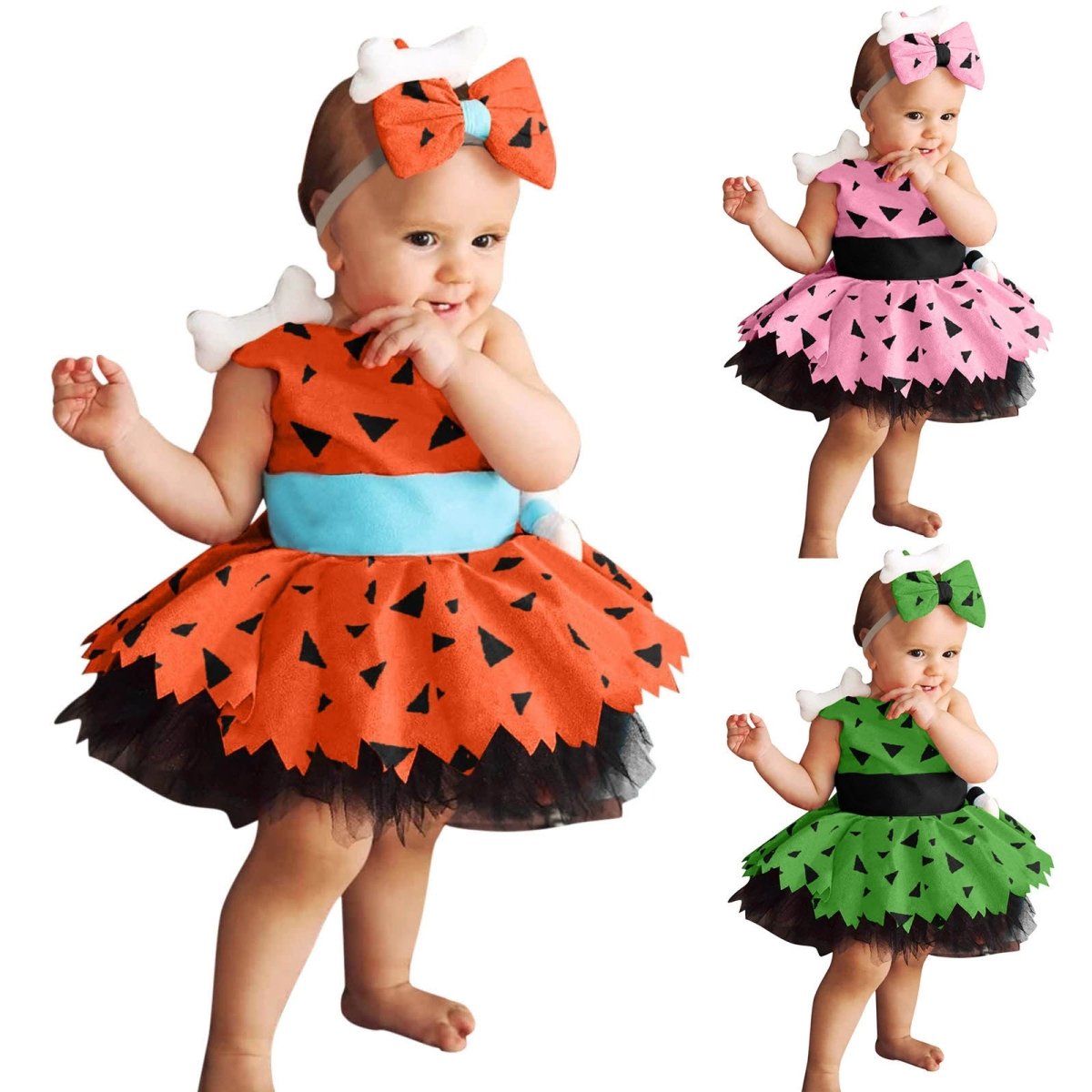 Girls Fashion Simple Halloween Mesh Costume Suit - 0 - Scribble Snacks