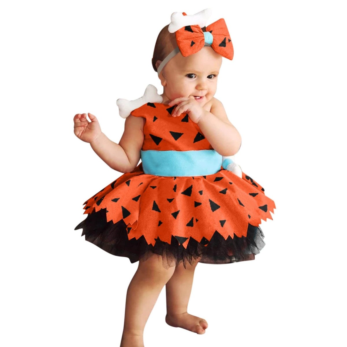 Girls Fashion Simple Halloween Mesh Costume Suit - 0 - Scribble Snacks