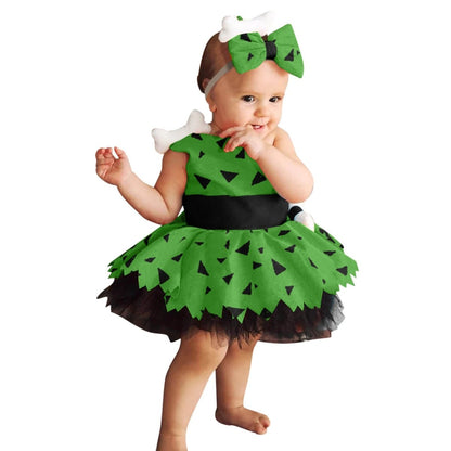 Girls Fashion Simple Halloween Mesh Costume Suit - 0 - Scribble Snacks