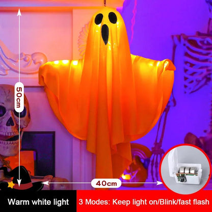 Glow Ghost Halloween Decorations - Halloween - Party Banners & Hanging Ornaments - Scribble Snacks