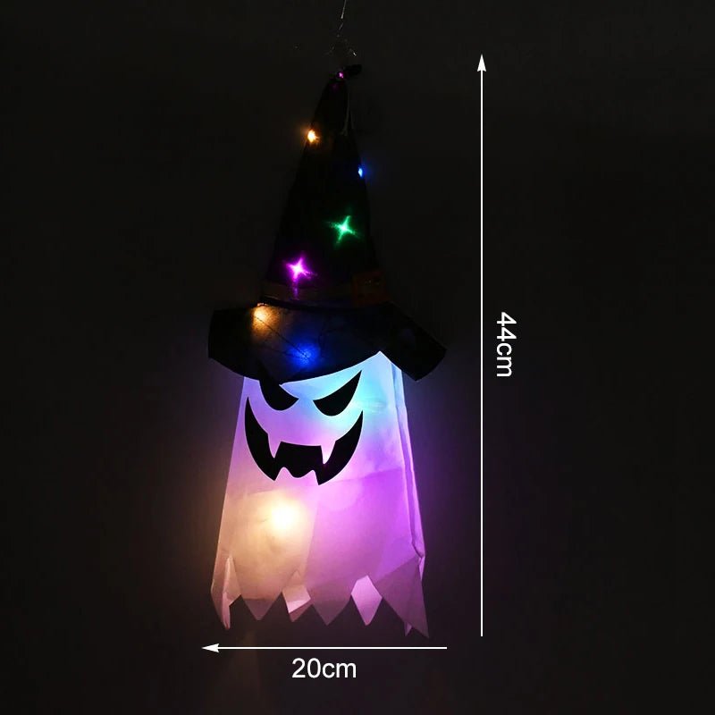 Glowing Ghost Halloween Decor Lamp - Halloween - Party Banners & Hanging Ornaments - Scribble Snacks