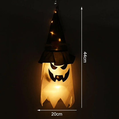 Glowing Ghost Halloween Decor Lamp - Halloween - Party Banners & Hanging Ornaments - Scribble Snacks