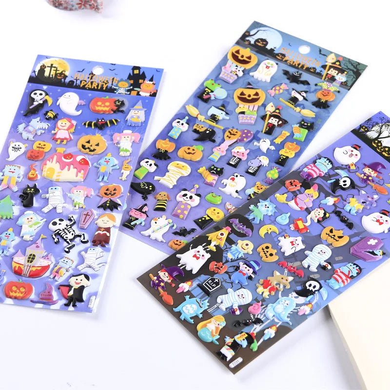 Gourmet Gum Stickers Diary Pack - Halloween - Stickers & Labels (including Scrapbooking, Wall Decals) - Scribble Snacks