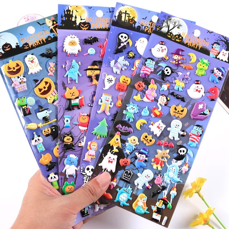 Gourmet Gum Stickers Diary Pack - Halloween - Stickers & Labels (including Scrapbooking, Wall Decals) - Scribble Snacks