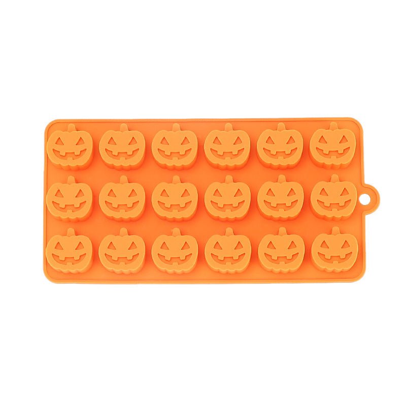 Halloween 18 Hole Pumpkin Jack Food Grade Silicone Mold - 0 - Scribble Snacks