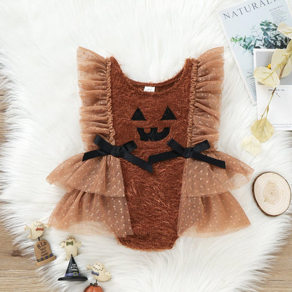 Halloween Baby Costume Triangle Rompers - 0 - Scribble Snacks