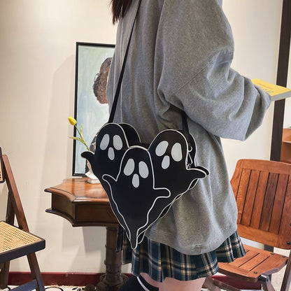 Halloween Bags Funny 3D Cartoon Ghost Cartoon Shoulder Bags Women Cute Cell Phone Purses Crossbody Bag - 4 - Scribble Snacks