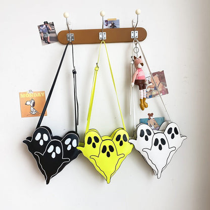 Halloween Bags Funny 3D Cartoon Ghost Cartoon Shoulder Bags Women Cute Cell Phone Purses Crossbody Bag - 4 - Scribble Snacks