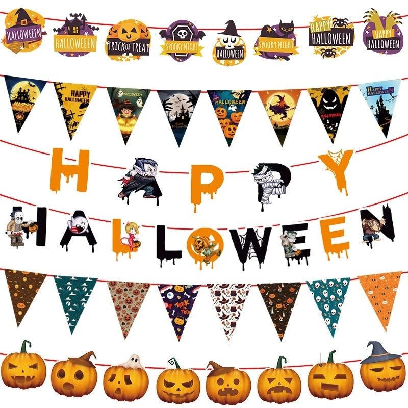 Halloween Banner Decorations Party Decoration - 0 - Scribble Snacks