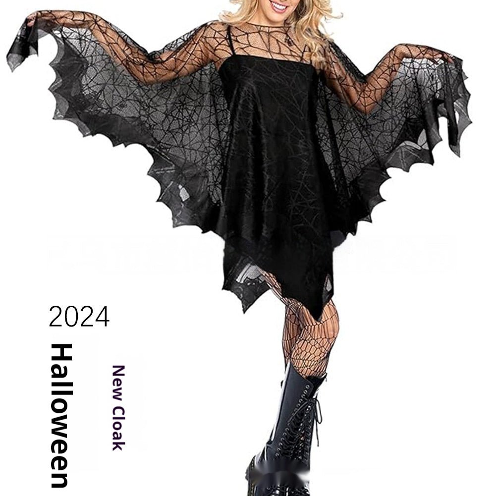 Halloween Bat Cloak Halloween Party Activity Shawl - 0 - Scribble Snacks