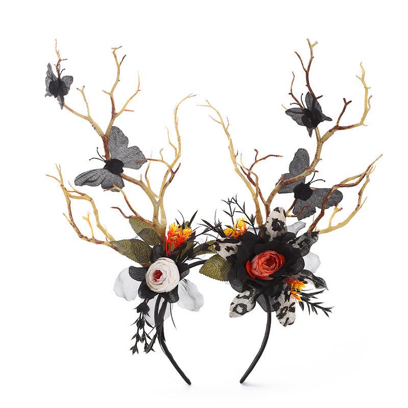 Halloween Bat Pumpkin Headband - 0 - Scribble Snacks