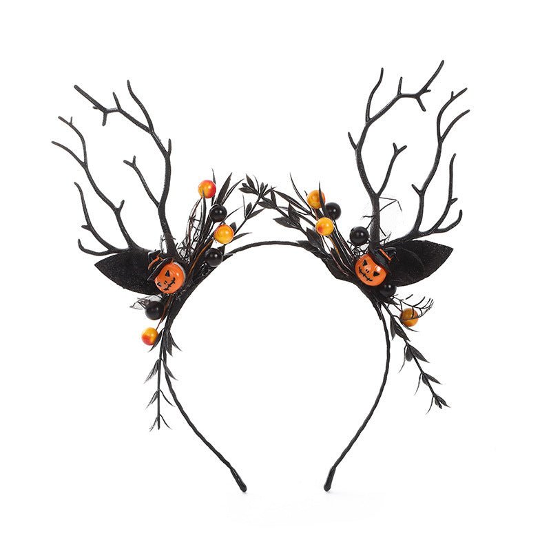 Halloween Bat Pumpkin Headband - 0 - Scribble Snacks