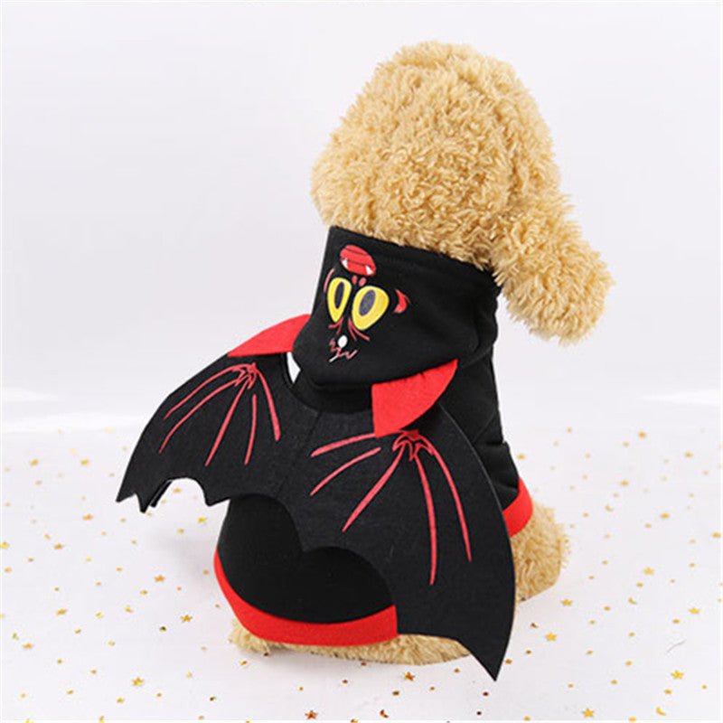 Halloween Bat Wings Pet Clothes - 0 - Scribble Snacks