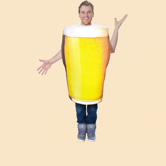 Halloween Beer Mug Costume Cosplay Funny - 0 - Scribble Snacks