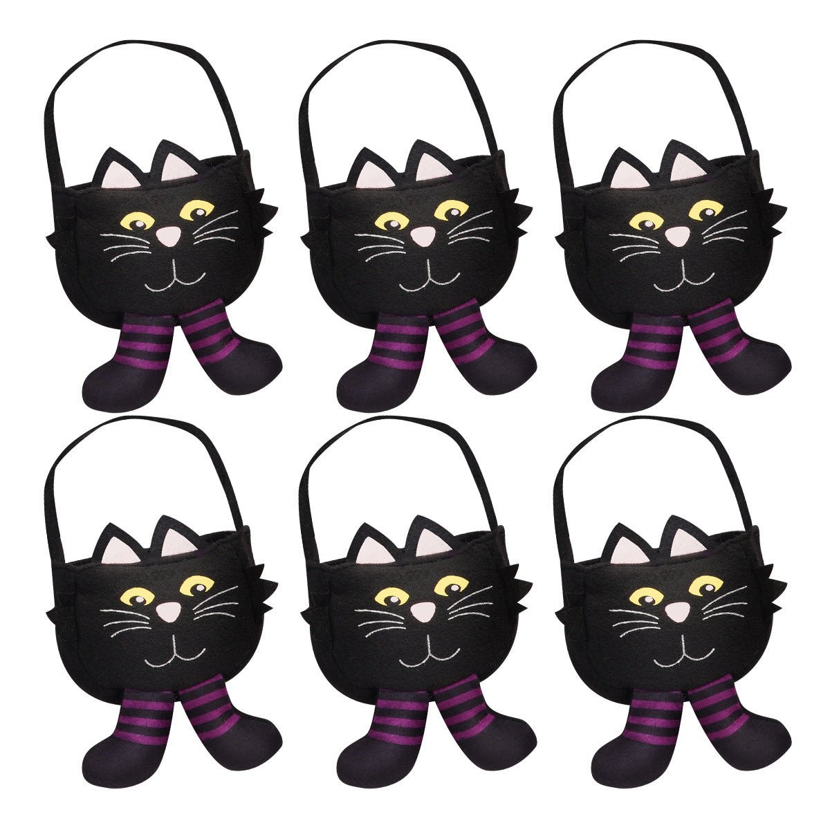 Halloween Black Cat Pumpkin Candy Bag Ghost Festival - 0 - Scribble Snacks