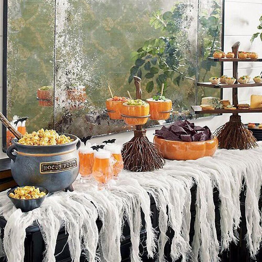 Halloween Broom Pumpkin Snack Bowl Rack Decorations Home Decor - 0 - Scribble Snacks