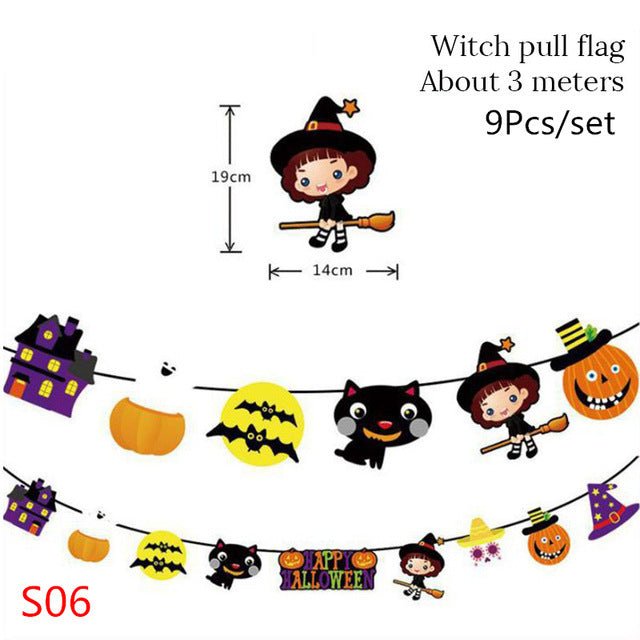 Halloween bunting - 0 - Scribble Snacks