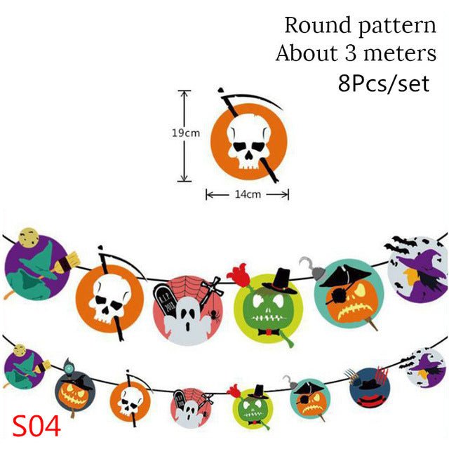 Halloween bunting - 0 - Scribble Snacks