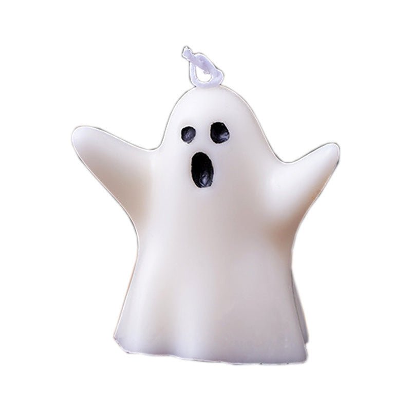 Halloween Candle Creative Ghost DIY Ornaments - 0 - Scribble Snacks