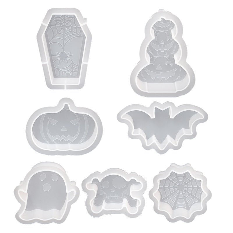 Halloween Candle Mould Ghost Pumpkin - 0 - Scribble Snacks