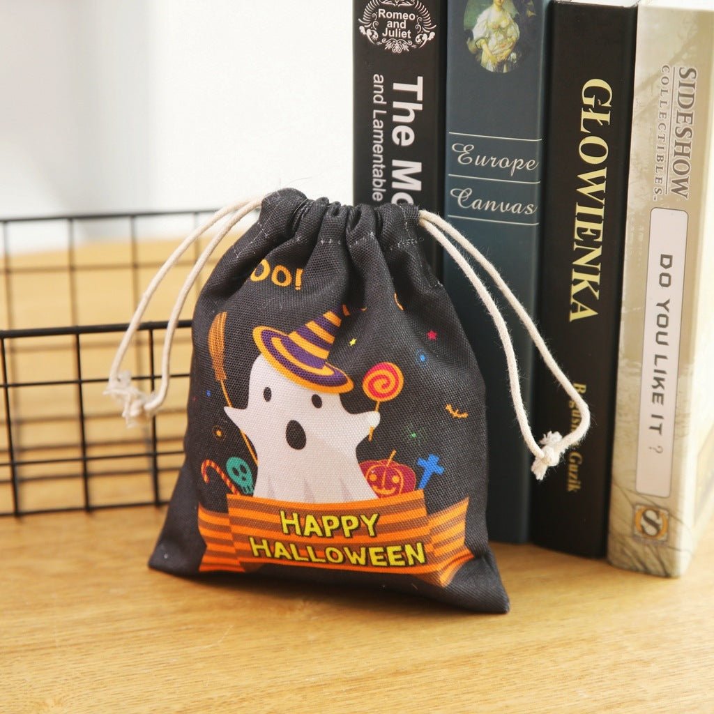 Halloween Candy Bag Drawstring - 0 - Scribble Snacks