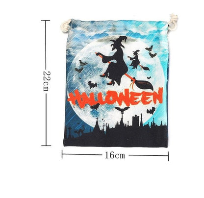 Halloween Candy Bag Drawstring - 0 - Scribble Snacks