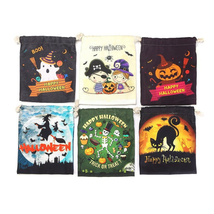 Halloween Candy Bag Drawstring - 0 - Scribble Snacks