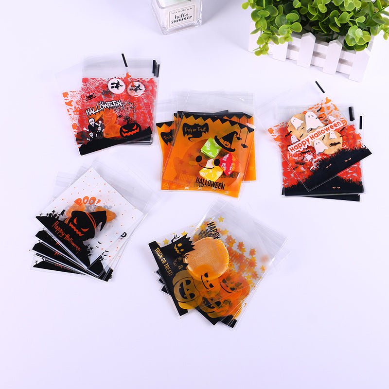 Halloween Candy Bag Opp Self Adhesive - 0 - Scribble Snacks