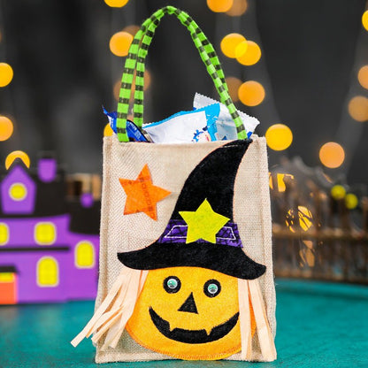 Halloween Candy Bag Pumpkin Ghost Decoration Props - 0 - Scribble Snacks