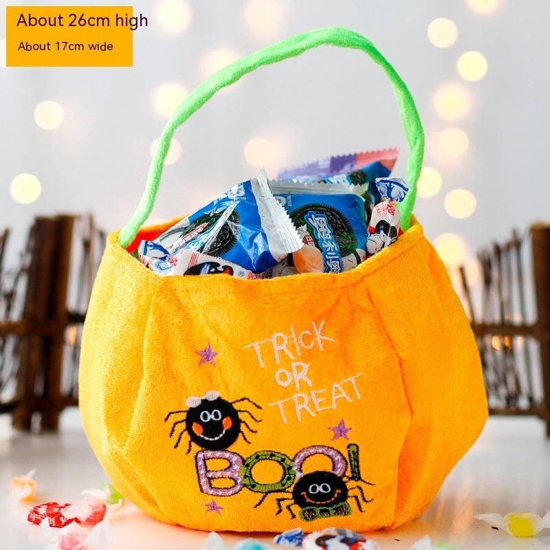 Halloween Candy Bag Pumpkin Ghost Decoration Props - 0 - Scribble Snacks