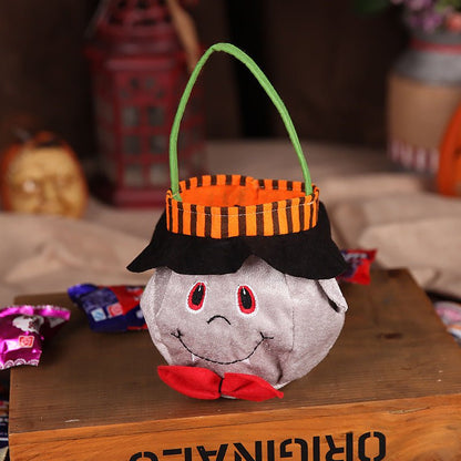 Halloween Candy Bags Cute Gift Bag Pumpkin Witch Candy Boxes - 0 - Scribble Snacks