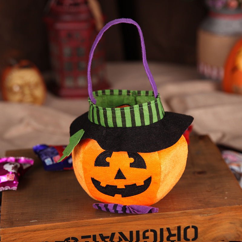 Halloween Candy Bags Cute Gift Bag Pumpkin Witch Candy Boxes - 0 - Scribble Snacks