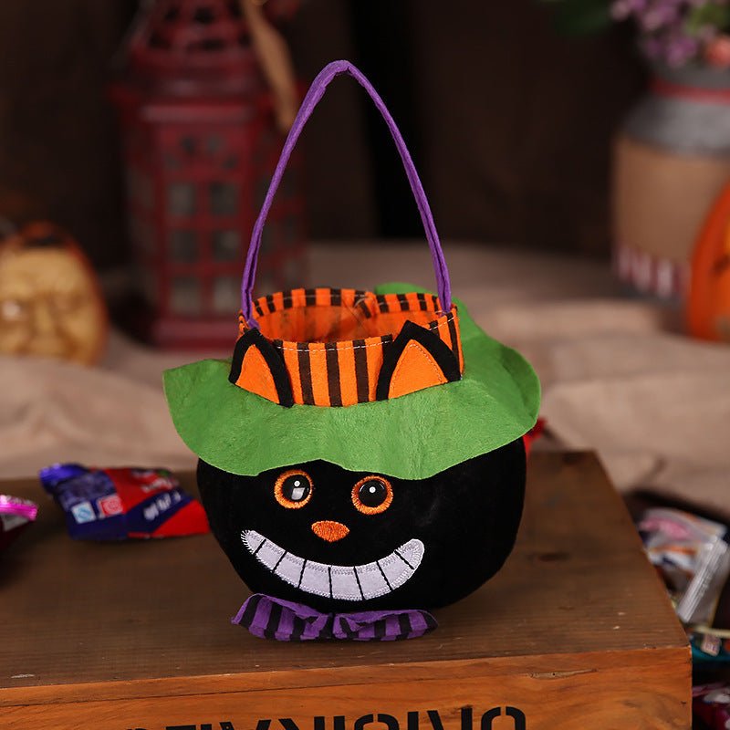 Halloween Candy Bags Cute Gift Bag Pumpkin Witch Candy Boxes - 0 - Scribble Snacks