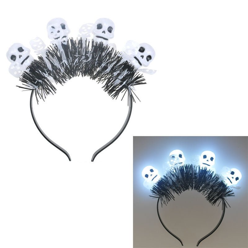 Halloween Candy Corn Ghost Festival Luminous Headband - 0 - Scribble Snacks