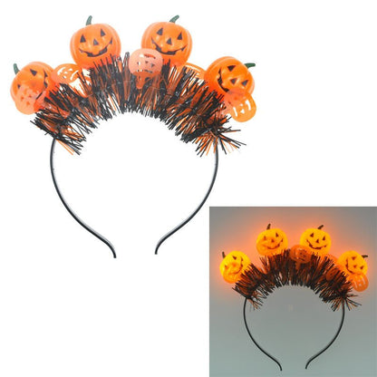 Halloween Candy Corn Ghost Festival Luminous Headband - 0 - Scribble Snacks