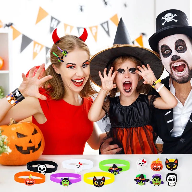 Halloween Candy Hair Accessories Set - Halloween - Clothing Accessories (Necklaces, Vampire Teeth, Pins, Headwear) - Scribble Snacks