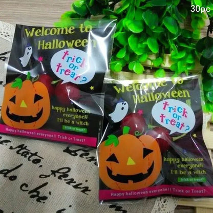 Halloween Candy Kids Snacks Bags - Halloween - Candy Buckets & Holders - Scribble Snacks