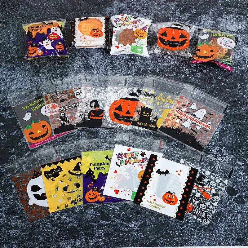 Halloween Candy Kids Snacks Bags - Halloween - Candy Buckets & Holders - Scribble Snacks