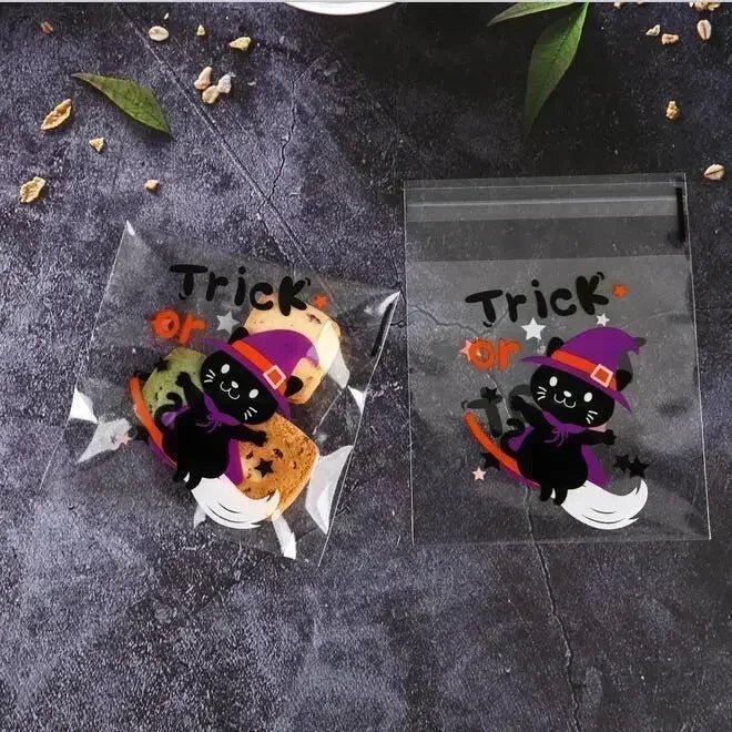 Halloween Candy Treat Bags - Halloween - Candy Buckets & Holders - Scribble Snacks