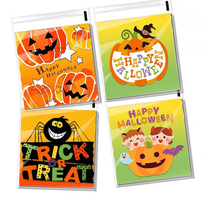 Halloween Candy Treat Bags - Halloween - Candy Buckets & Holders - Scribble Snacks