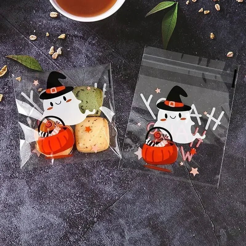 Halloween Candy Treat Bags - Halloween - Candy Buckets & Holders - Scribble Snacks