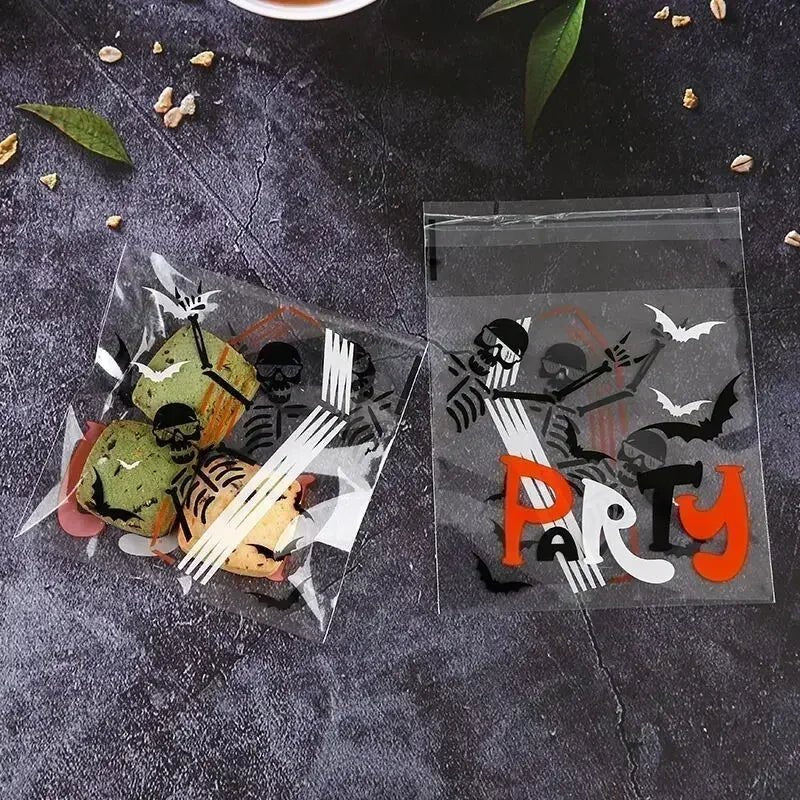 Halloween Candy Treat Bags - Halloween - Candy Buckets & Holders - Scribble Snacks