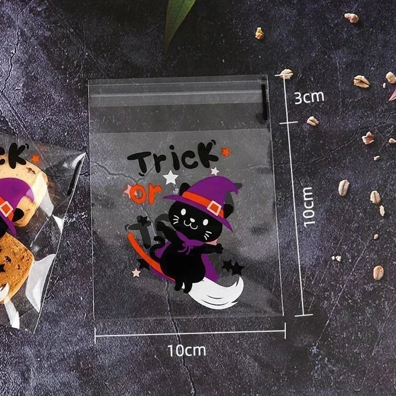 Halloween Candy Treat Bags - Halloween - Candy Buckets & Holders - Scribble Snacks