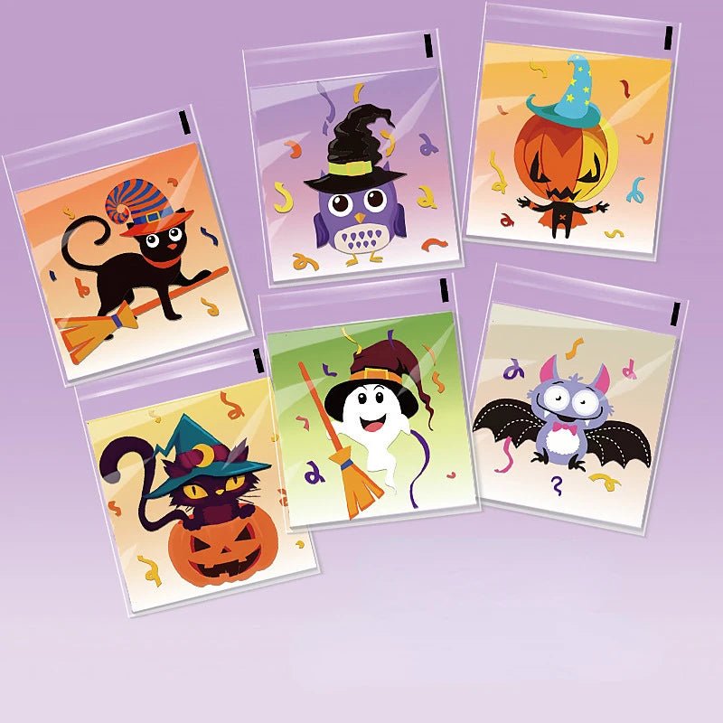 Halloween Candy Treat Bags - Halloween - Candy Buckets & Holders - Scribble Snacks