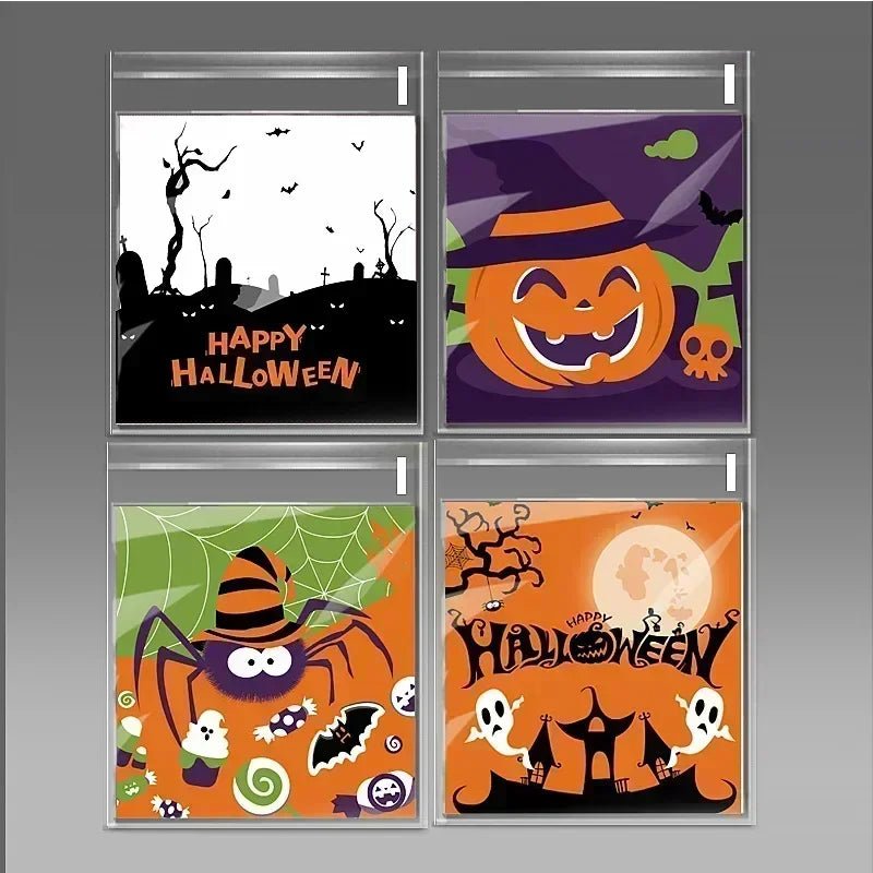 Halloween Candy Treat Bags - Halloween - Candy Buckets & Holders - Scribble Snacks