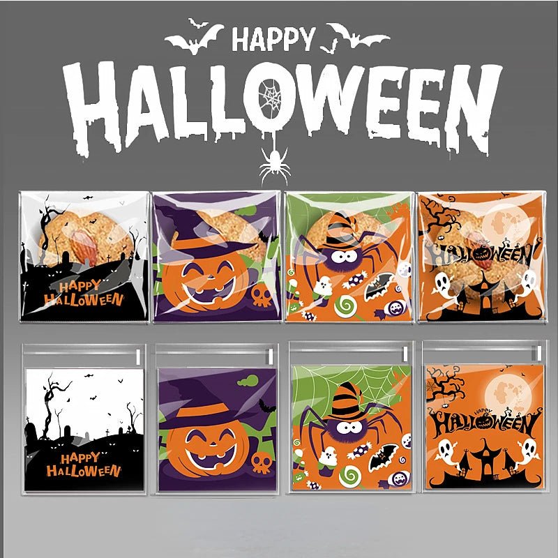 Halloween Candy Treat Bags - Halloween - Candy Buckets & Holders - Scribble Snacks